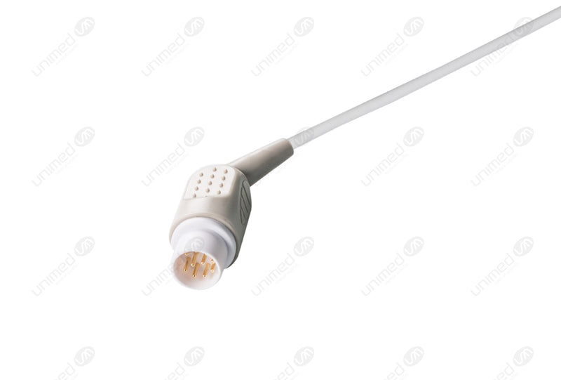 Mennen Compatible One Piece Reusable ECG Cable - IEC - 3 Leads Grabber