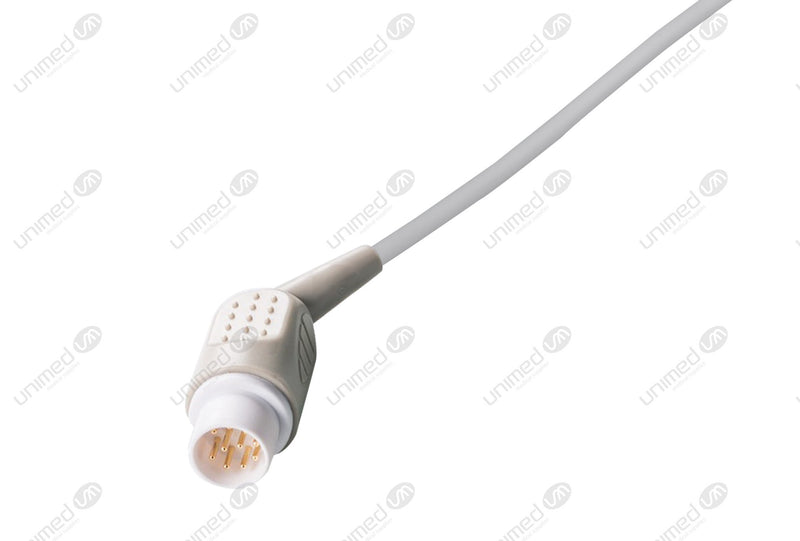 Mennen Compatible One Piece Reusable ECG Cable - AHA - 3 Leads Snap
