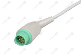 Mennen Compatible One Piece Reusable ECG Cable - AHA - 3 Leads Grabber