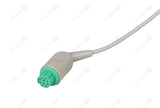 Datex Ohmeda Compatible One Piece Reusable ECG Cable - AHA - 3 Leads Snap