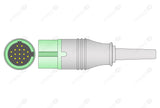 Spacelabs Compatible One Piece Reusable ECG Cable - IEC - 3 Leads Grabber