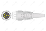 Philips Compatible One Piece Reusable ECG Cable - IEC - 5 Leads Snap