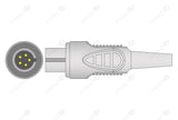AAMI 5Pin Compatible One Piece Reusable ECG Cable - AHA - 5 Leads Grabber