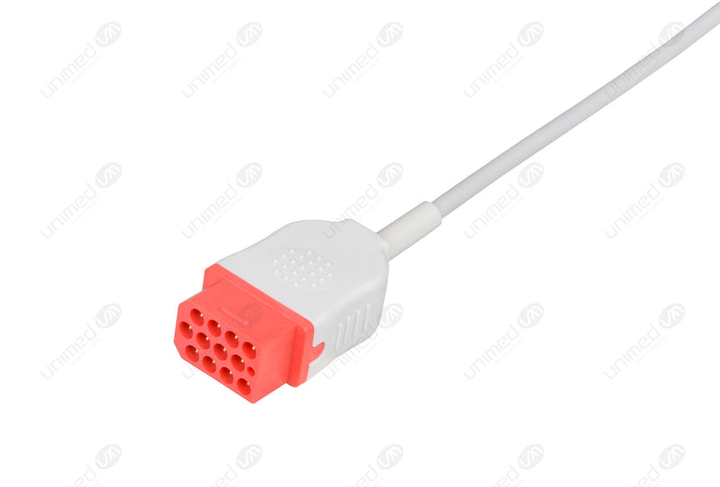 Bionet Compatible One-Piece Reusable ECG Cable - IEC - 5 Leads Grabber