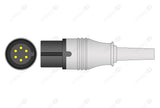MEK Compatible One Piece Reusable ECG Cable - IEC - 5 Leads Grabber
