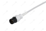 MEK Compatible One Piece Reusable ECG Cable - IEC - 5 Leads Snap