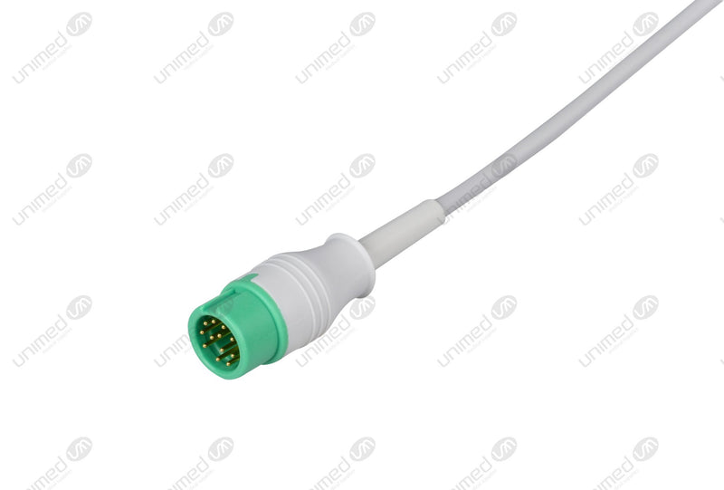 Mindray Compatible One Piece Reusable ECG Cable - AHA - 5 Leads Snap