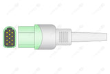 Datascope Compatible One Piece Reusable ECG Cable - AHA - 5 Leads Grabber