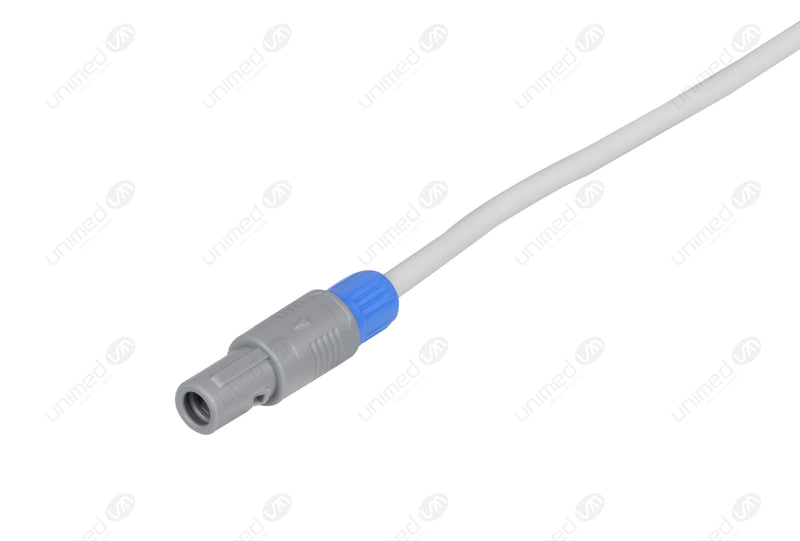 BIOSYS Compatible One Piece Reusable ECG Cable - AHA - 5 Leads Grabber