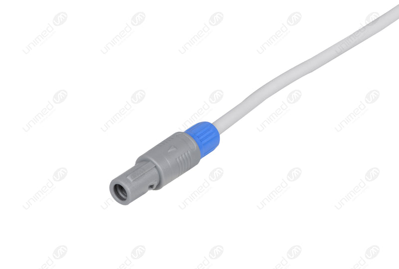 BIOSYS Compatible One Piece Reusable ECG Cable - IEC - 5 Leads Snap
