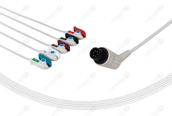 Mindray >Datascope Compatible One Piece Reusable ECG Cable