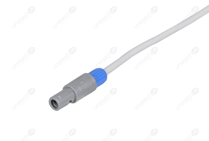 Innocare Compatible One Piece Reusable ECG Cable - AHA - 5 Leads Grabber