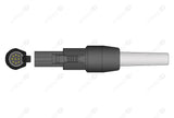 Welch Allyn Compatible One Piece Reusable ECG Cable - IEC - 5 Leads Snap