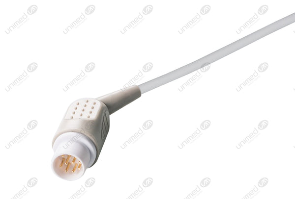 Mennen Compatible One Piece Reusable ECG Cable - AHA - 5 Leads Grabber