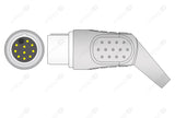 Mennen Compatible One Piece Reusable ECG Cable - AHA - 5 Leads Snap