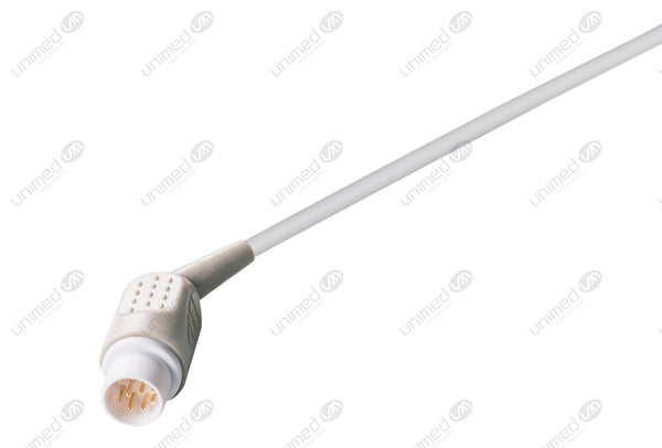 Mennen Compatible One Piece Reusable ECG Cable - AHA - 5 Leads Snap