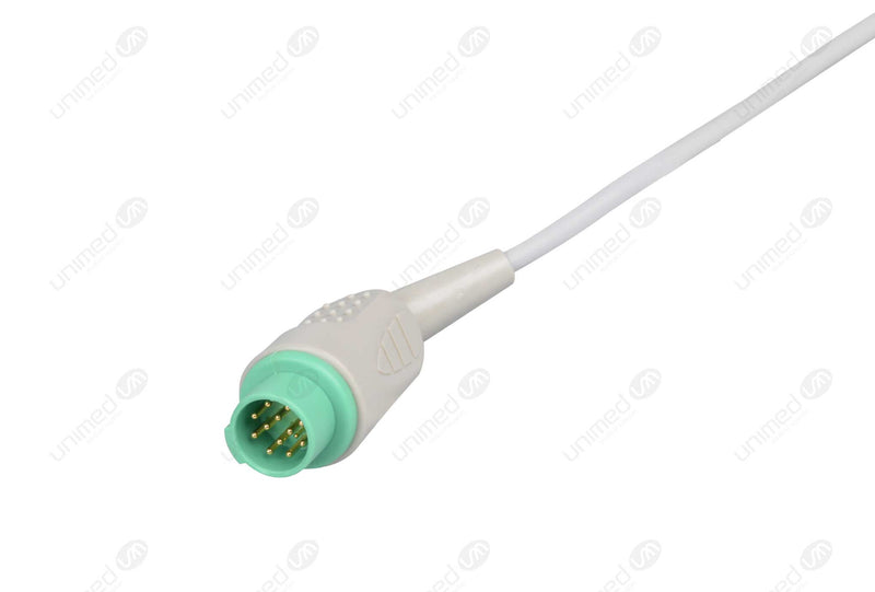 Mennen Compatible One Piece Reusable ECG Cable - IEC - 5 Leads Snap