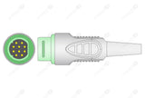 Siemens Compatible One Piece Reusable ECG Cable - AHA - 5 Leads Grabber
