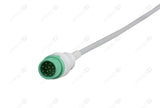 DRE Compatible One Piece Reusable ECG Cable - IEC - 5 Leads Snap