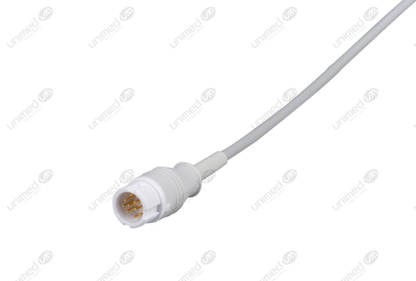 Philips Compatible One Piece Reusable ECG Cable - AHA - 5 Leads Snap