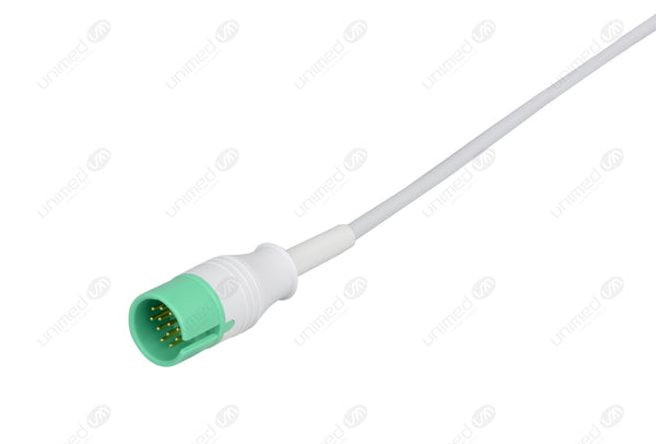 Spacelabs Compatible One Piece Reusable ECG Cable - IEC - 5 Leads Grabber