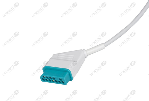 Nihon Kohden Compatible One Piece Reusable ECG Cable - AHA - 6 Leads Grabber