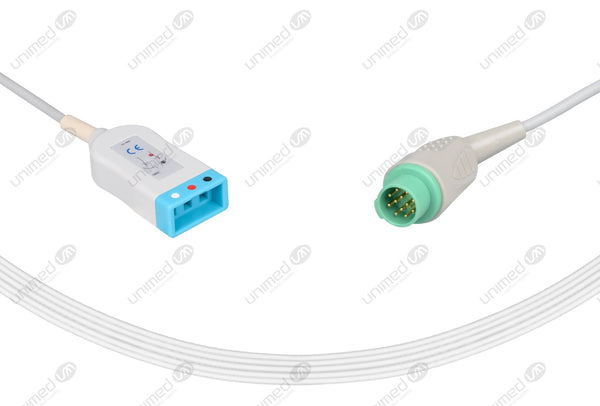 Mennen Compatible ECG Trunk Cables 3 Leads,AA Style 3-pin