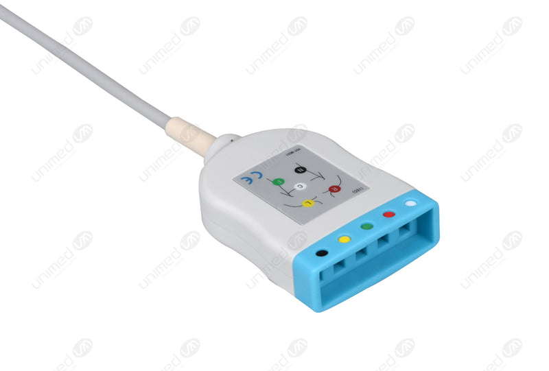 Comen Compatible ECG Trunk Cables - IEC - 5 Leads/AA Style 5-pin