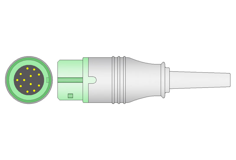 Comen Compatible ECG Trunk Cables - AHA - AA Style with Round 12-pin