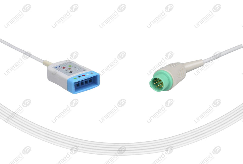 Mennen Compatible ECG Trunk Cables 5 Leads,AA Style 5-pin