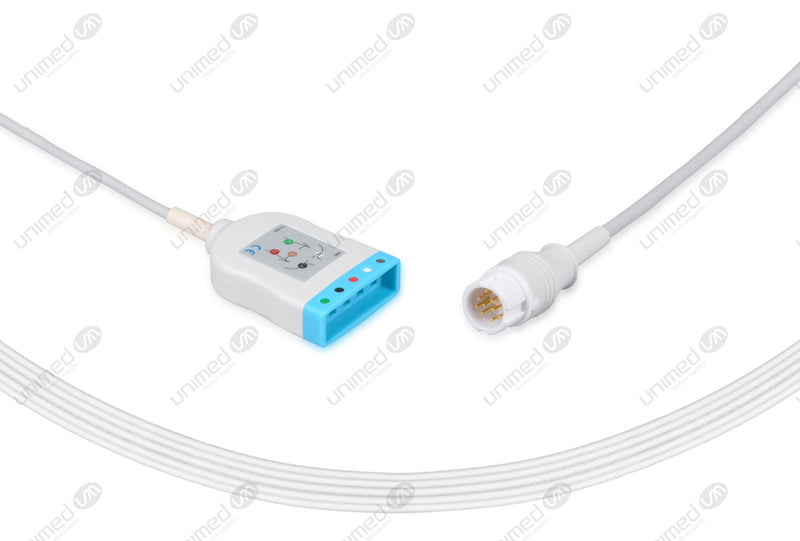 Philips Compatible ECG Trunk Cables 5 Leads,AA Style 5-pin