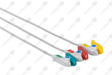 Philips-AA Type Compatible Reusable ECG Lead Wire - IEC - 3 Leads Grabber