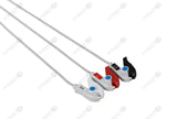 Philips-AA Type Compatible Reusable ECG Lead Wire - AHA - 3 Leads Grabber
