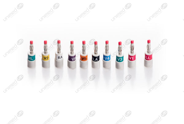 Universal  Adapter bag of 10pcs GE Lead to 4.0 Banana