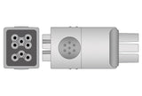 GE Compatible ECG Telemetry cable - AHA - 6 Leads Grabber