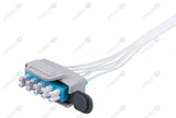 Philips-AA Type Compatible ECG Telemetry cable - AHA - 5 Leads Grabber Box of 10