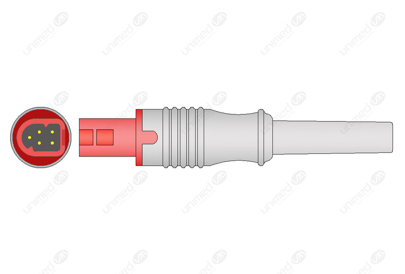 Datascope Compatible IBP Adapter Cable - Utah Connector