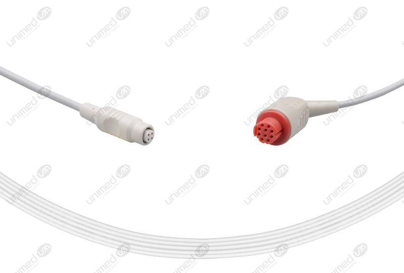 Datex Compatible IBP Adapter Cable B. Braun Connector
