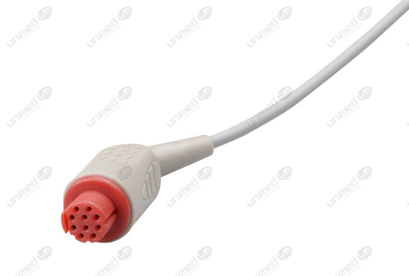 Datex Compatible IBP Adapter Cable - Medex Abbott Connector