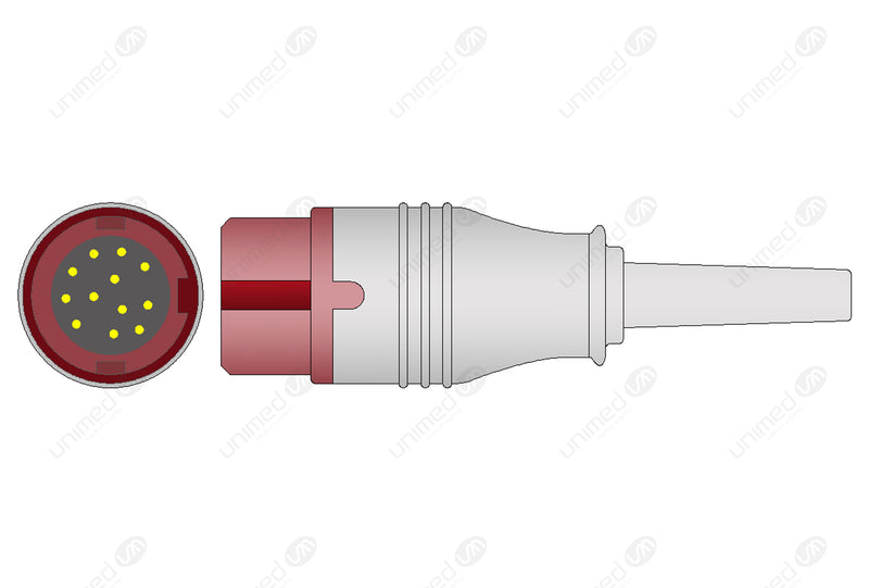 Philips Compatible IBP Adapter Cable - Medex Abbott Connector