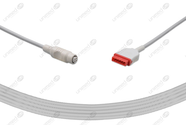 Marquette Compatible IBP Adapter Cable-22339301 B. Braun Connector