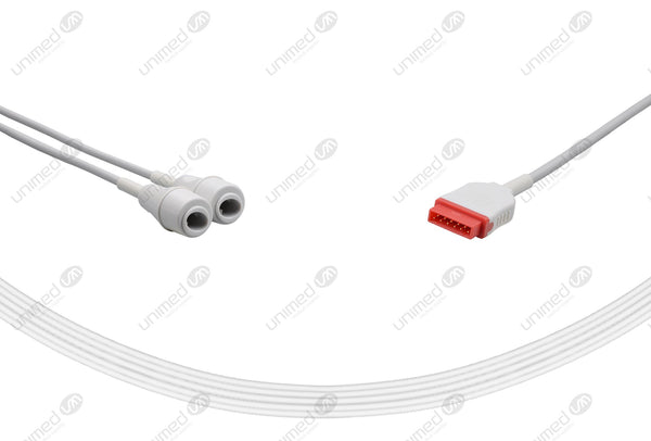 Marquette Compatible IBP Adapter Cable - Dual Edwards Connector