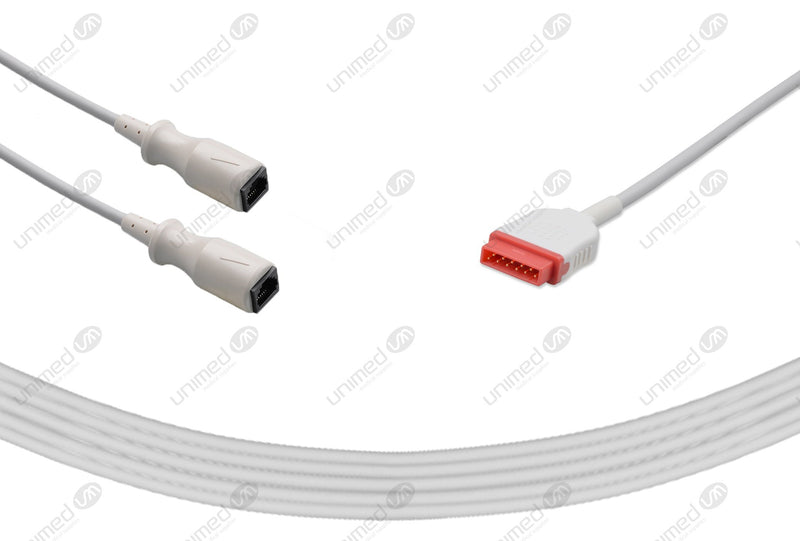 Marquette Compatible IBP Adapter Cable - Dual Medex Abbott Connector