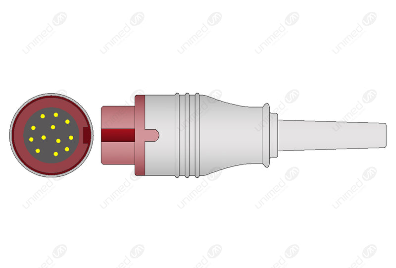 Mindray Compatible IBP Adapter Cable - Medex Abbott Connector