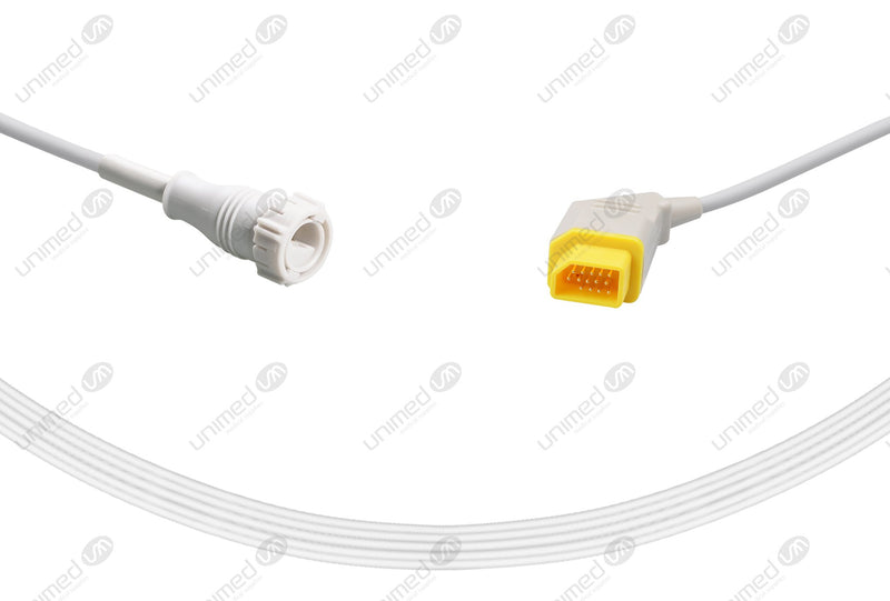 Nihon Kohden Compatible IBP Adapter Cable Argon Connector