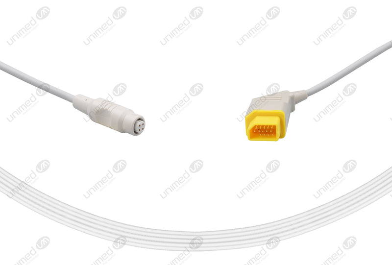 Nihon Kohden Compatible IBP Adapter Cable B. Braun Connector