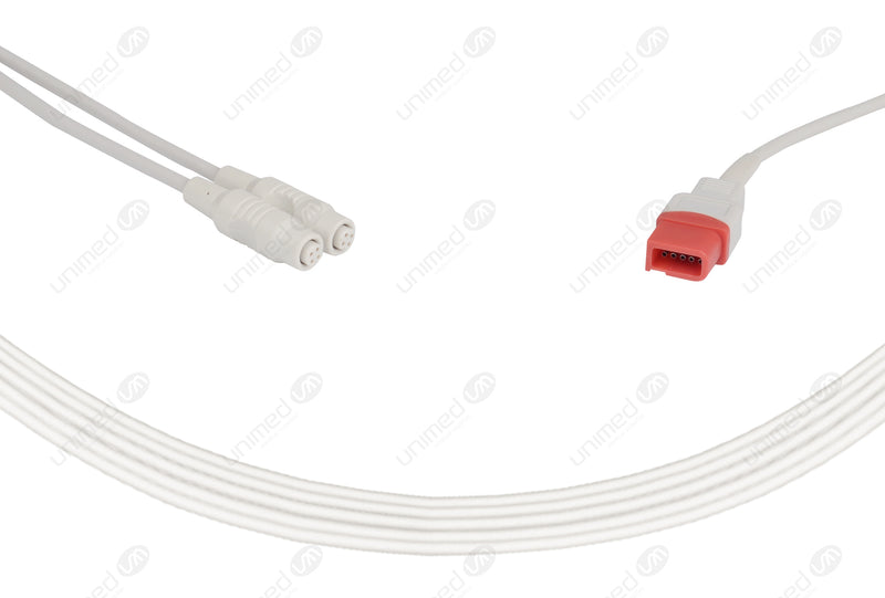 Spacelabs Compatible IBP Adapter Cable - Dual B. Braun Connector