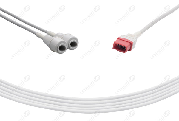Spacelabs Compatible IBP Adapter Cable - Dual Edwards Connector