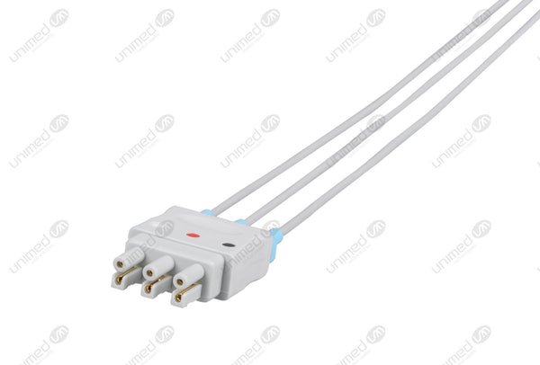 Bionet Compatible Reusable ECG Lead Wire - AHA - 3 Leads Grabber