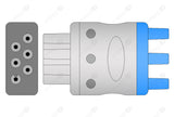 Colin Compatible Reusable ECG Lead Wire - AHA - 3 Leads Grabber